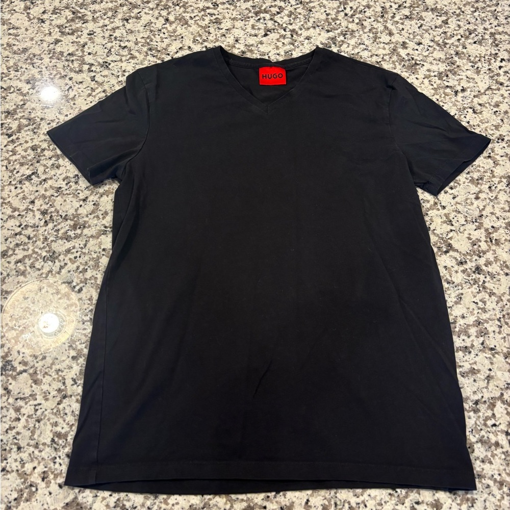 HUGO Men's Classic Black Tee